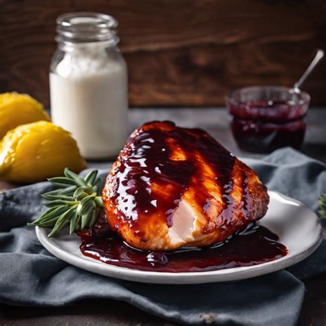 Sweet Jam Glazed Chicken Recipe CookAIfood