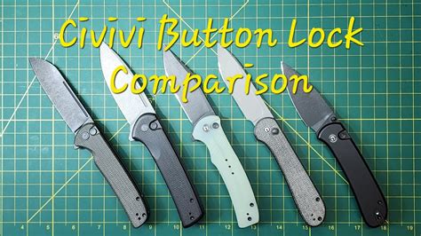 Civivi Button Lock Comparison Qubit Elementum Cogent Conspirator