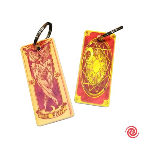 Llavero Polimero Anime Sakura Card Captors Cartas Clow Vol 2