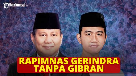 Gerindra Gelar Rapimnas Tak Dihadiri Gibran Yang Sudah Resmi Jadi