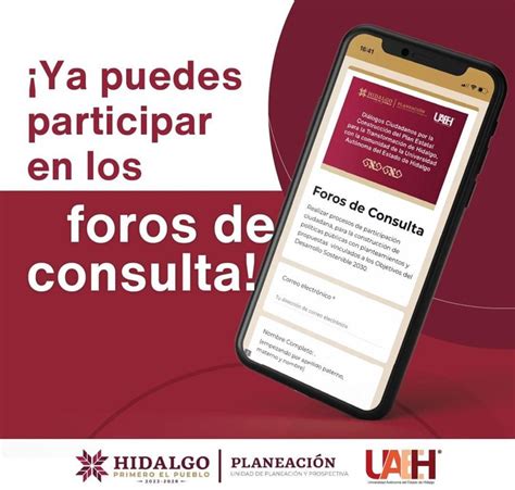 Invita Uaeh A Participar En Foros De Consulta Estatal