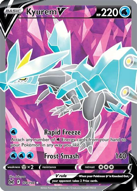 Pokemon Trading Card Game Lost Origin Single Card Ultra Rare Kyurem V