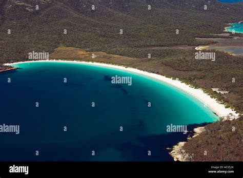 Australia Tasmania Freycinet National Park Freycinet Peninsula Coles Bay Wineglass Bay White