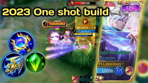 Top Global Gusion New One Hit Build Gusion Gameplay Mlbb