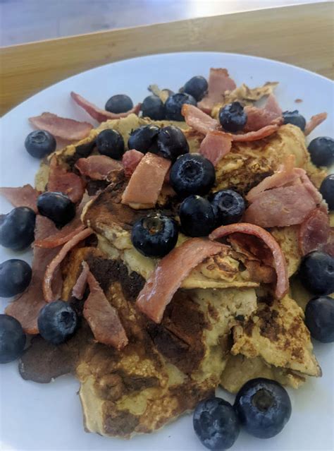 Bacon And Maple Blueberry Pancakes Pinch Of Nom