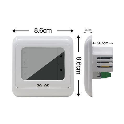 digital touch screen heating thermostat floor heat vicedeal