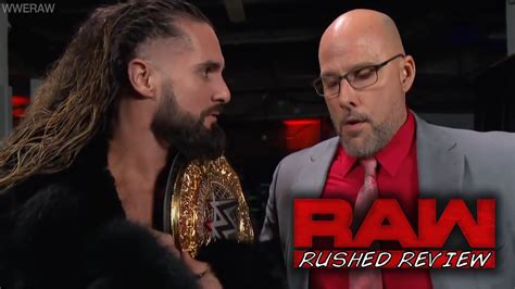 SETH ROLLINS HATES CM PUNK RUSHED RAW REVIEW DECEMBER 4TH 2023 YouTube