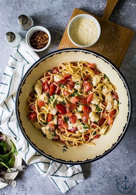 Linguine With Tomatoes Basil And Brie Recipes Best Pasta Recipes