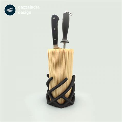 3D Printable Knife block by Gazzaladra