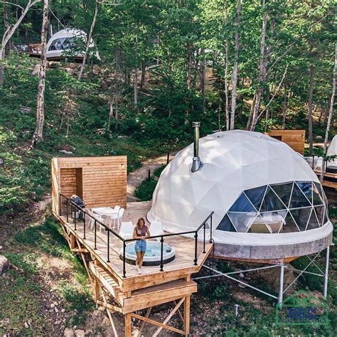 Glamping Geodesic Igloo Dome House Tent SEC Tents