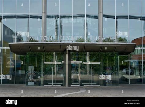 Milton Keynes Theatre entrance Stock Photo - Alamy