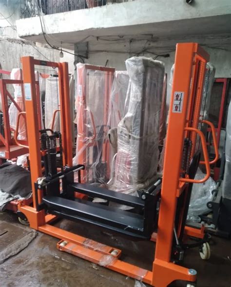 Mild Steel Hydraulic Manual Hand Stacker For Industrial At Rs 48000 In