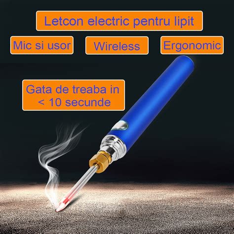 Pistol De Lipit Cu Incarcare Usb Portabil Letcon De Lipit Wireless