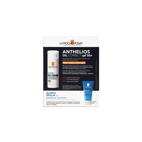 LA ROCHE-POSAY Anthelios Oil Correct Cream SPF50+ Σετ