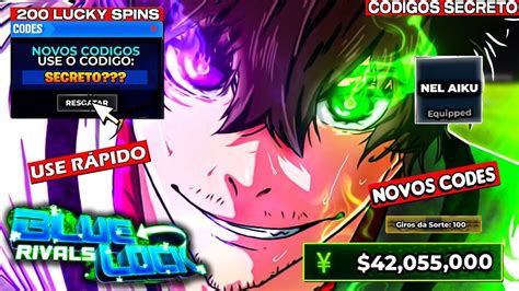 Todos Os Codigos Do Blue Lock Rivals - CORRE!! NOVOS CÓDIGOS SECRETOS NO BLUE LOCK RIVALS +TODOS OS CODIGOS DO ...