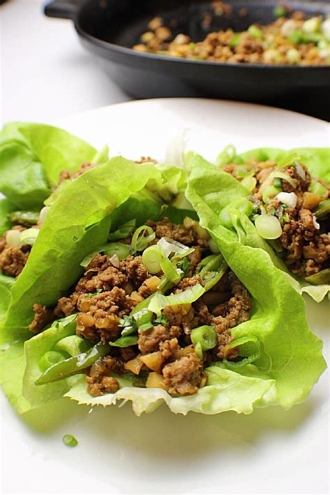 Ground Turkey Lettuce Wrap Recipe - Lauren's Latest