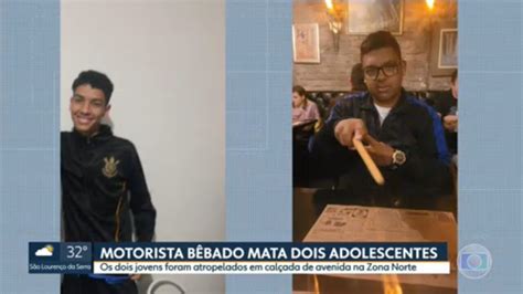 Vídeo Adolescentes morrem após serem atropelados por homem embriagado