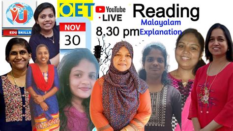 Edu Skills Oet Reading Part C By Edu Butterflies Malayalam Oet