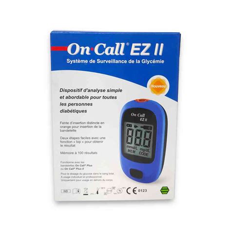 Healthway On Call EZ II Blood Glucose Monitoring Kit