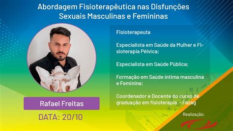 SICFAZ 2021 Abordagem Fisioterapêutica nas Disfunções Sexuais