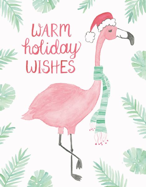 Flamingo By Leveret Paperie Postable