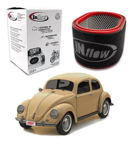 Filtro Ar Esportivo Inbox Inflow Vw Fusca Carburador Weber