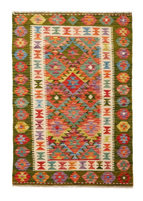 Alfombra Lana Kilim Herat Multicolor Rectangular X Cm Leroy Merlin