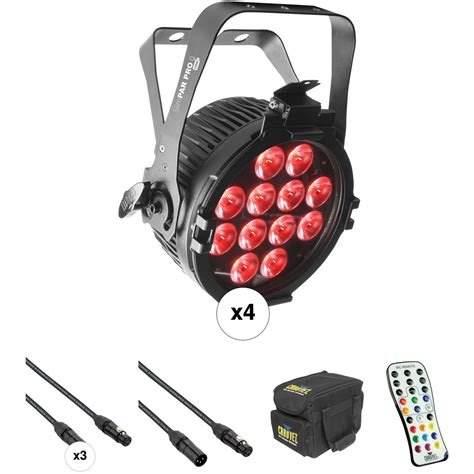 Chauvet Dj Slimpar Pro Q Usb Kit With Rgba Led Wash Lights