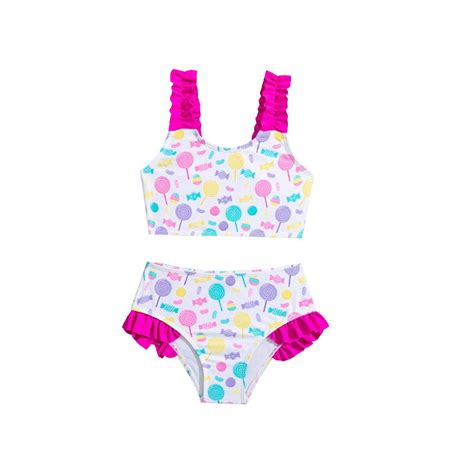 ZTKWD Girls Bikini Swimsuit Beach Bathing Suit 2 Piece Sizes 4 12 Walmart