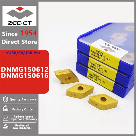 ZCCCT DNMG150612 DNMG150616 DNMG Finishing Medium Roughing Turning