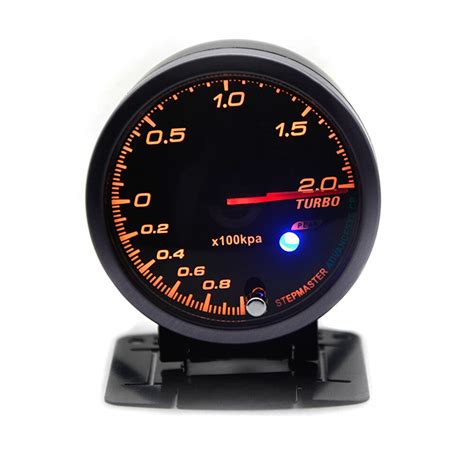 Dragon Gauge 60mm 2 0 Bar Boost Turbo Gauge Svart Grandado