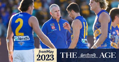 Afl 2023 Luke Shuey Backs West Coast Eagles Coach Adam Simpson Amid