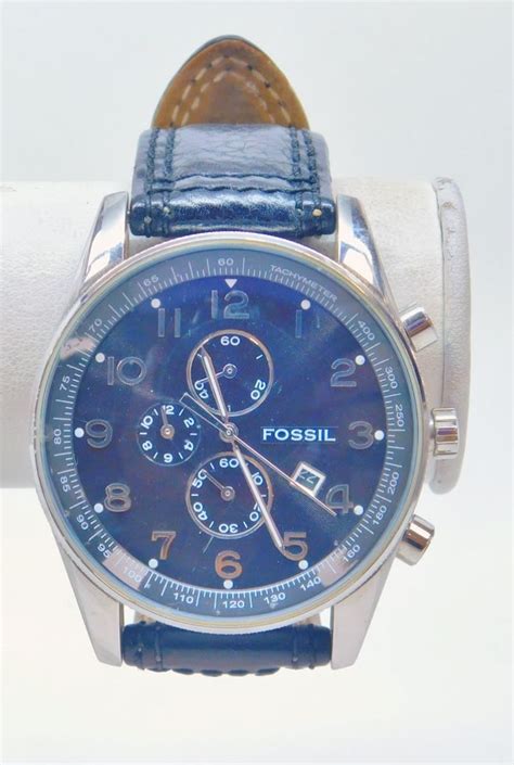 Buy The Fossil Arkitekt Fs 4310 Chronograph Black Dial Watch 897g Goodwillfinds