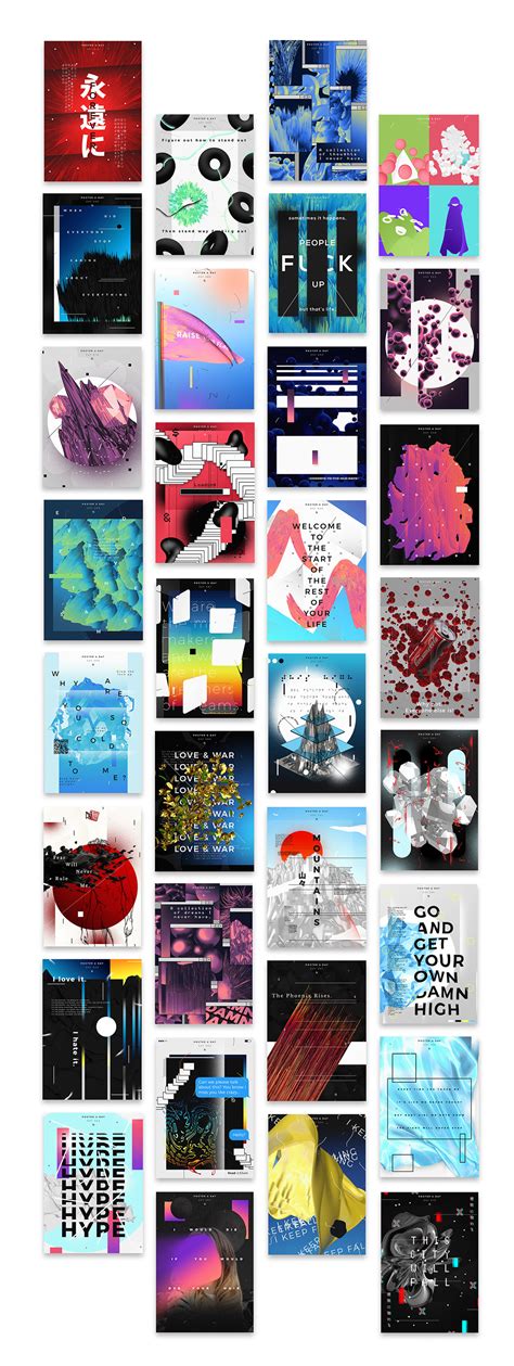 100 Posters in 100 Days :: Behance