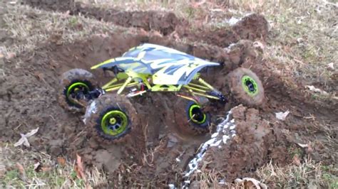 Mud Crawling With The Nitrorcx Exceedrc Maxstone Max Stone 15th Crawler Youtube