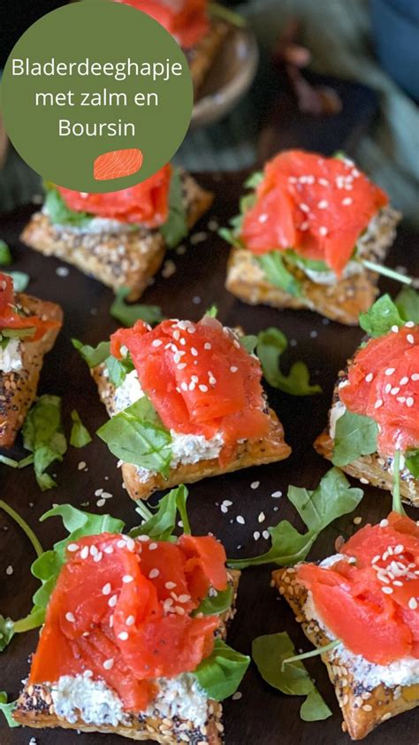 Bladerdeeghapje Met Zalm En Boursin Super Simpel Om Te Maken En Super