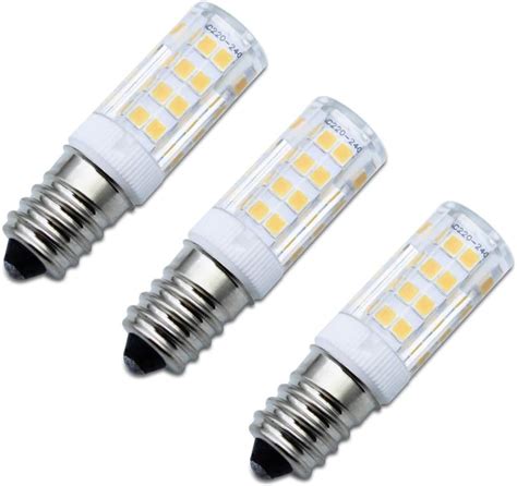 SPTwj Lot De 3 Ampoules LED E14 Pour Hotte Aspirante Blanc Chaud 4 W