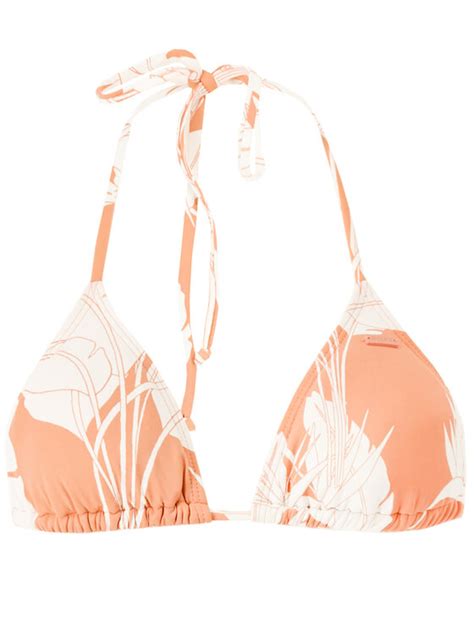 Roxy Bikini Oberteil Printed Beach Classics Tiki Tri Erjx Bunt