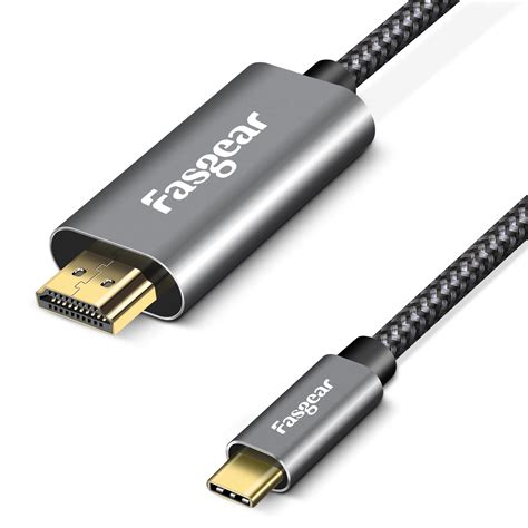 US$ 19.99 - Fasgear Type C to HDMI Cable, 4K@60Hz, 6ft/1.8m - www ...