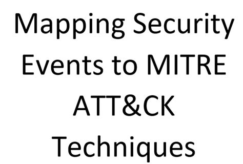 Mapping Security Events to MITRE ATTACK Techniques - Santosh Upadhyaya