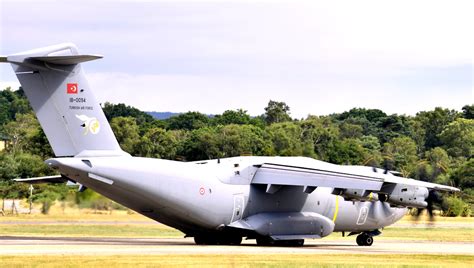 Turkish Air Force A400M 180094 Arriving At Farnborough Flickr