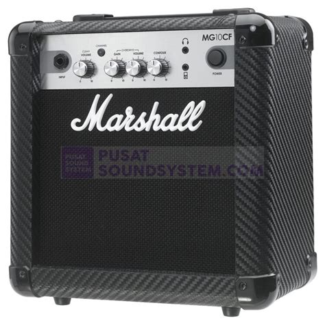Jual Marshall MG10CF Carbon Fibre Ampli Gitar 1x6.5" (6.5-Inch)