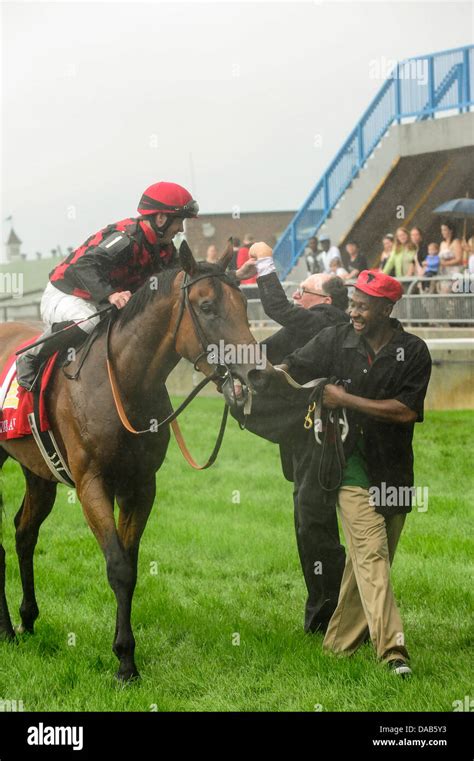 Toronto Canada 07th July 2013 Midnight Aria1 With Jockey Jesse M