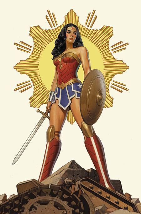 Wonder Woman 25 Daniel Sampere Card Stock Cover Fresh Comics