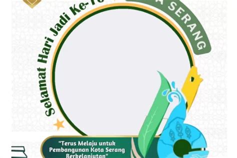 Twibbon Hut Kota Serang Ke Tahun Klik Link Dan Pilih Bingkai