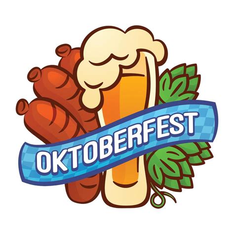 Oktoberfest logo, cartoon style 14181530 Vector Art at Vecteezy