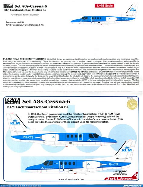 Drawdecal Cessna Citation I 13367 Airlinercafe