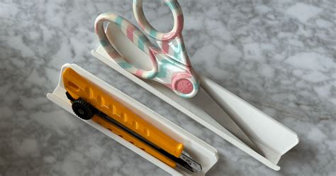 gridfinity  degree angled scissor olfa  generic tool holder