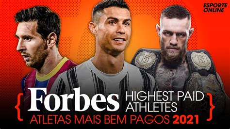 TOP 10 ATLETAS MAIS BEM PAGOS DO MUNDO 2021 FORBES FORBES 2021