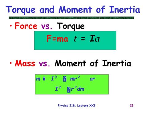 Ppt Physics 218 Lecture 21 Powerpoint Presentation Free Download Id 8696172